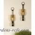Darby Home Co Reitman Iron and Glass Small Wall Sconces DBHC6532
